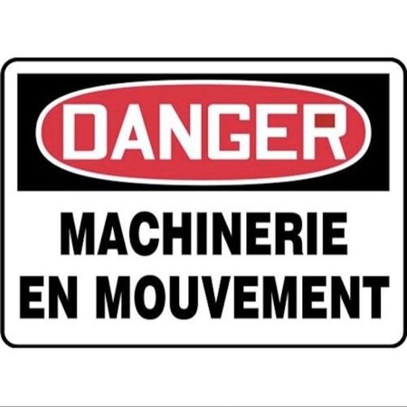 Accuform OSHA DANGER SAFETY SIGN  MOVING FRMEQM060VA FRMEQM060VA